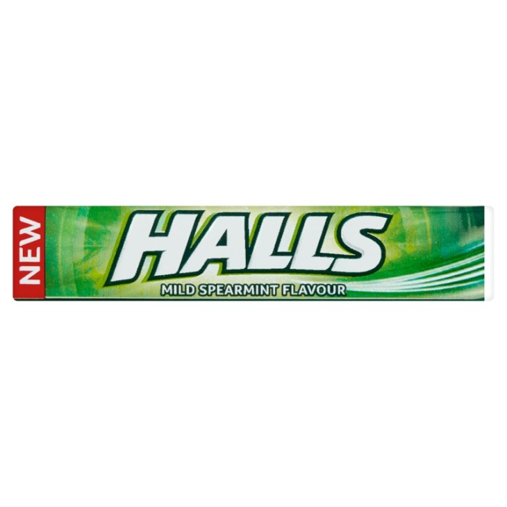 HALLS (GR) ΜΑΣΟΥΡΙ MILD SPEARMINT SUGAR FREE(20*32gr)