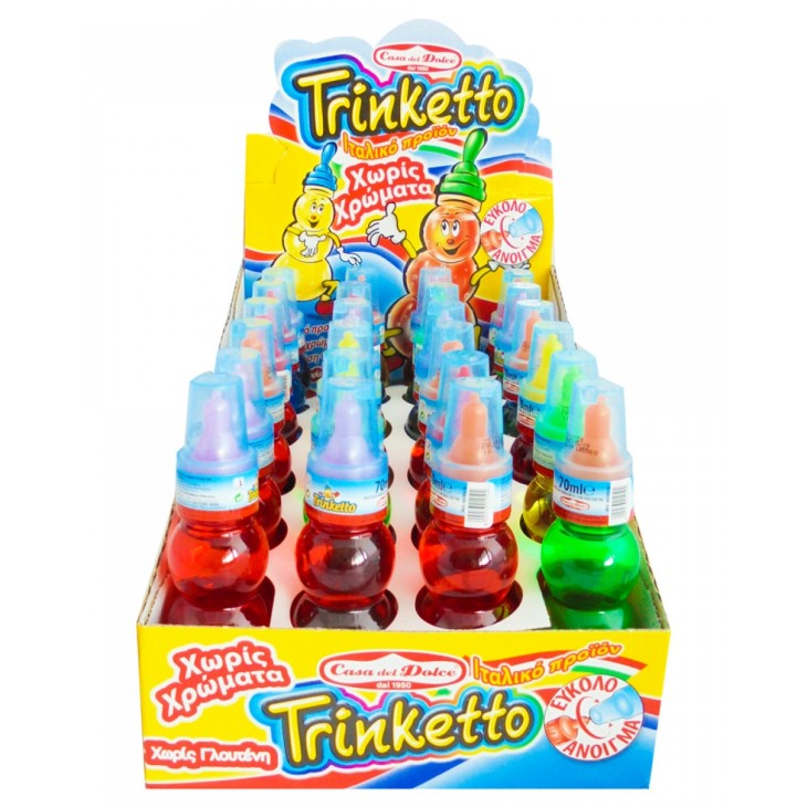 TRINKETTO 70ml ΖΑΧΑΡΟΥΧΟ ΑΝΑΨΥΚΤΙΚΟ ORIGINAL FLAVOUR 24 ΤΕΜΑΧΙΩΝ TRINKETTO 70ml ΖΑΧΑΡΟΥΧΟ ΑΝΑΨΥΚΤΙΚΟ ORIGINAL FLAVOUR 24 ΤΕΜΑΧΙΩΝ