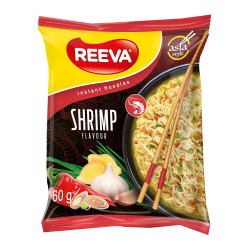 REEVA INSTANT NOODLES 60GR SHRIMP FLAVOUR