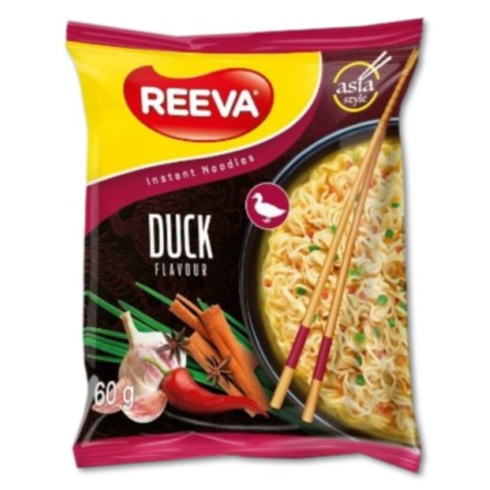 REEVA INSTANT NOODLES 60GR ASIAN DUCK FLAVOUR