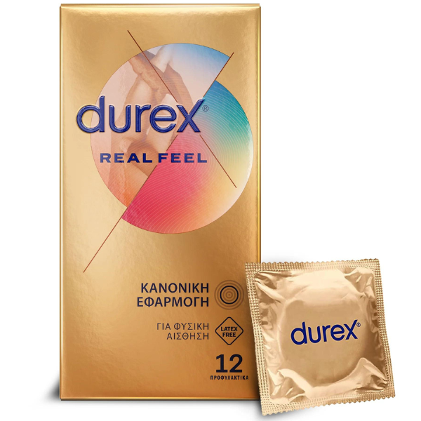 DUREX 12τεμ REAL FEEL (ΚΑΝΟΝΙΚΗ ΕΦΑΡΜΟΓΗ)