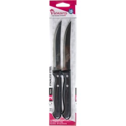 VIOSARP ΜΑΧΑΙΡΙ ΤΥΠΟΥ ΞΥΛΟ ΜΕ ΔΟΝΤΙ ΣΕΤ 2 ΤΕΜΑΧΙΑ 22cm