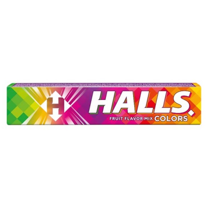 HALLS ΜΑΣΟΥΡΙ FRUIT FLAVOR MIX COLORS (20*33,5gr)