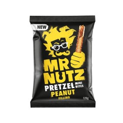MR NUTZ PRETZEL MINI BITES PEANUT FILLING 120gr