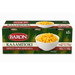 BARON ΚΑΛΑΜΠΟΚΙ 3Χ170gr BARON ΚΑΛΑΜΠΟΚΙ 3Χ170gr