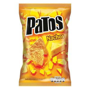 PATOS NACHOS ΚΛΑΣΙΚΑ ΣΝΑΚ ΚΑΛΑΜΠΟΚΙΟΥ ΓΕΥΣΗ NACHO CHEESE 100GR
