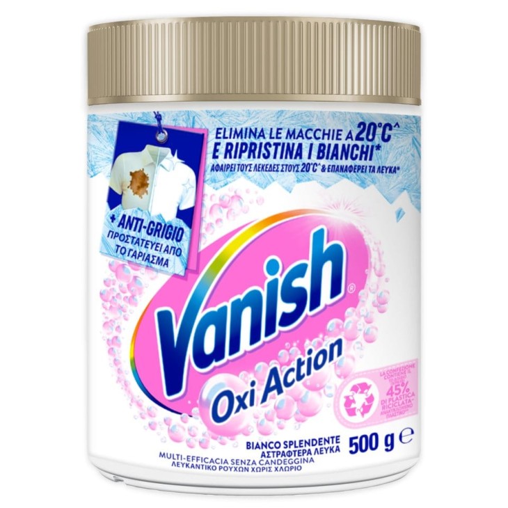 VANISH ΣΚΟΝΗ ΠΛΥΝΤHΡΙΟΥ 400GR+500GR OXI ACTION ΛΕΥΚΟ
