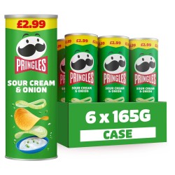 PRINGLES  (165grx6) SOUR CREAM & ONION