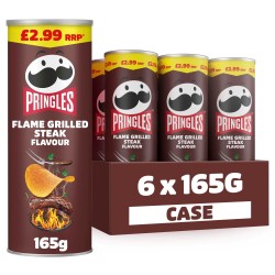 PRINGLES  (165grx6) FLAME GRILLED STEAK