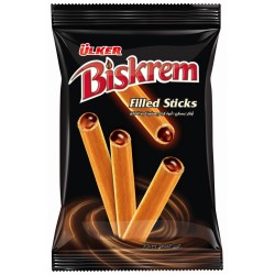 ULKER BISKREM ΠΟΥΡΑΚΙΑ FILLED STICKS ΜΕ ΓΕΜΙΣΗ ΚΑΚΑΟ 32gr