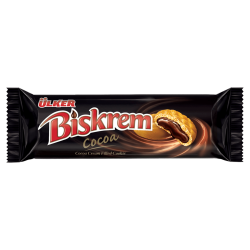 ULKER BISKREM COCOA ΜΠΙΣΚΟΤΟ ΜΕ ΓΕΜΙΣΗ ΚΡΕΜΑ ΚΑΚΑΟ 100gr