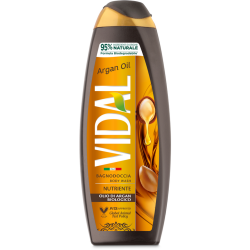 VIDAL ΑΦΡΟΛΟΥΤΡΟ 500ml ARGAN OIL (ΜΑΥΡΟ-ΧΡΥΣΟ)