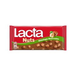 LACTA ΣΟΚΟΛΑΤΑ NUTS ΟΛΟΚΛΗΡΟ ΦΟΥΝΤΟΥΚΙ 100gr