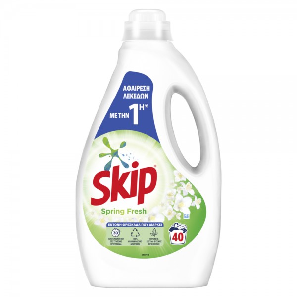 SKIP ΥΓΡΟ ΠΛΥΝΤΗΡΙΟΥ 30ΜΕΖ SPRING FRESH 1.5L
