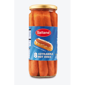 SALLAND HOT DOGS 8TMX 520GR