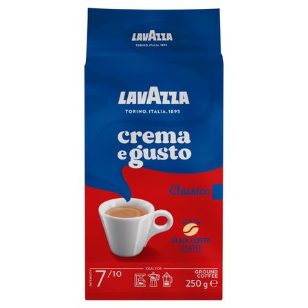 LAVAZZA ΚΑΦΕΣ 250GR CLASSICO CREMA E GUSTO (7/10 INTENSITY)