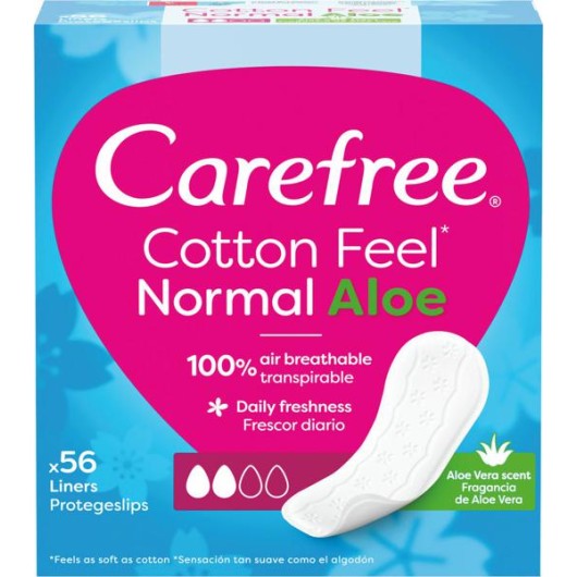 CAREFREE COTTON FEEL ALOE 56 ΣΕΡΒ/ΑΚΙΑ