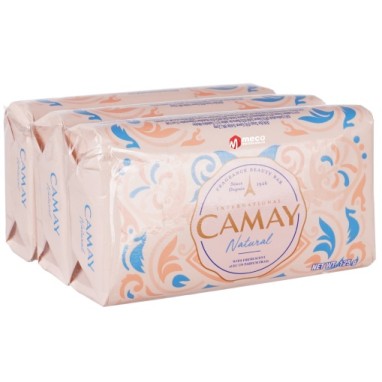 CAMAY ΣΑΠΟΥΝΙ NATURAL 3X125gr CAMAY ΣΑΠΟΥΝΙ NATURAL 3X125gr