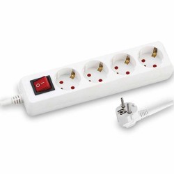 TNS ΠΟΛΥΜΠΡΙΖΟ 4 ΘΕΣΕΩΝ ΜΕ 1,5m ΚΑΛΩΔΙΟ ΑΣΠΡΟ