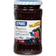 ΖΩΓΡΑΦΟΣ ΜΑΡΜΕΛΑΔΑ ΦΡΟΥΤΑ ΤΟΥ ΔΑΣΟΥΣ LIGHT 415gr