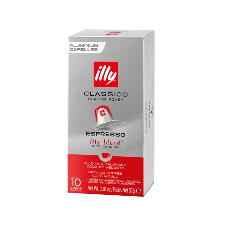 ILLY 10 ΚΑΨΟΥΛΕΣ ΚΑΦΕ 57GR CLASSICO BLEND ESPRESSO