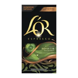 LOR 10 ΚΑΨΟΥΛΕΣ ΚΑΦΕ 52GR NOISETTE HALZENUT ESPRESSO