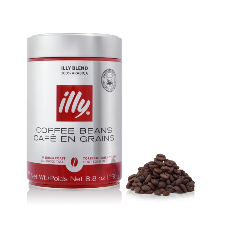 ILLY ΚΑΒΟΥΡΔΙΣΜΕΝΟΣ ΚΑΦΕΣ ΣΕ ΣΠΥΡΙ 250GR CLASSICO BLEND 100% ARABICA