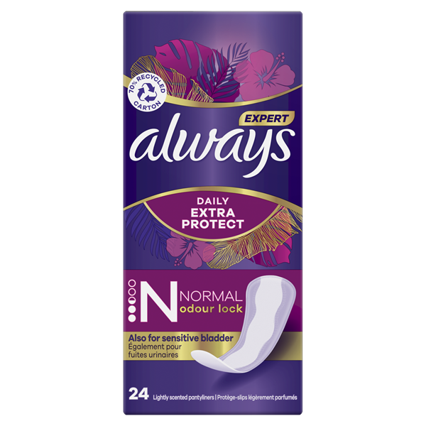 ALWAYS ΣΕΡ/ΚΙΑ EXPERT DAILY EXTRA PROTECT NORMAL 24TEM