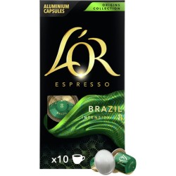 LOR 10 ΚΑΨΟΥΛΕΣ ΚΑΦΕ 52GR BRAZIL BLEND ESPRESSO
