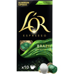 LOR 10 ΚΑΨΟΥΛΕΣ ΚΑΦΕ 52GR BRAZIL BLEND ESPRESSO