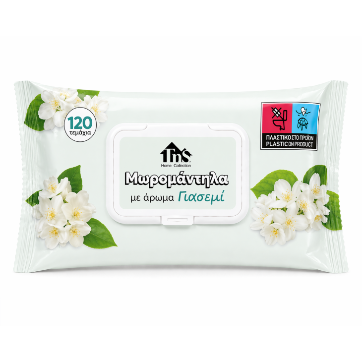 TNS HOME ΜΩΡΟΜΑΝΤΗΛΑ ΓΙΑΣΕΜΙ ΜΕ ΚΑΠΑΚΙ 120ΤΕΜ