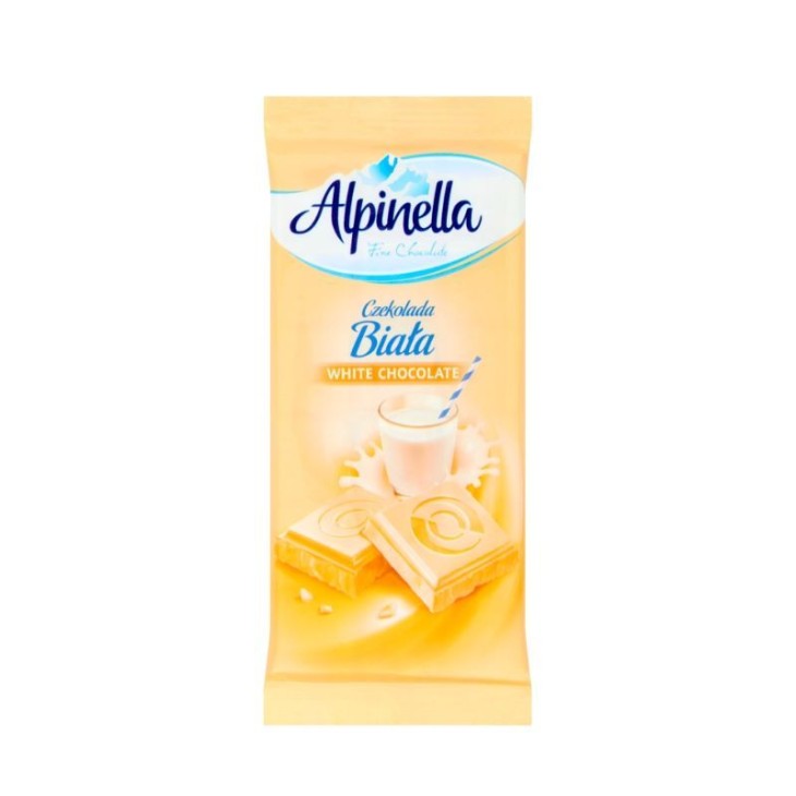 ALPINELLA ΣΟΚΟΛΑΤΑ 90gr ΛΕΥΚΗ