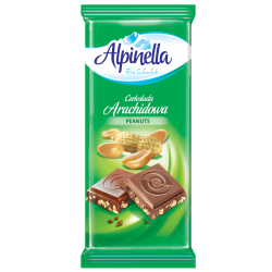 ALPINELLA ΣΟΚΟΛΑΤΑ 90gr ΓΑΛΑΚΤΟΣ ΜΕ ΦΥΣΤΙΚΙ ALPINELLA ΣΟΚΟΛΑΤΑ 90gr ΓΑΛΑΚΤΟΣ ΜΕ ΦΥΣΤΙΚΙ