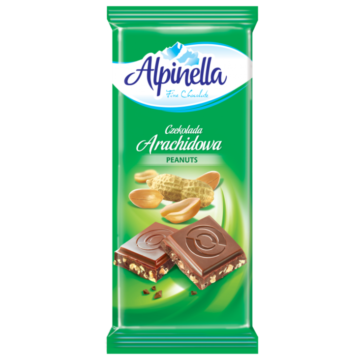 ALPINELLA ΣΟΚΟΛΑΤΑ 90gr ΓΑΛΑΚΤΟΣ ΜΕ ΦΥΣΤΙΚΙ