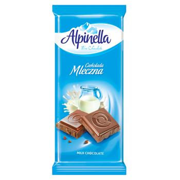 ALPINELLA ΣΟΚΟΛΑΤΑ 90gr ΓΑΛΑΚΤΟΣ