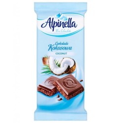 ALPINELLA ΣΟΚΟΛΑΤΑ 90gr ΓΑΛΑΚΤΟΣ ΜΕ ΚΑΡΥΔΑ ALPINELLA ΣΟΚΟΛΑΤΑ 90gr ΓΑΛΑΚΤΟΣ ΜΕ ΚΑΡΥΔΑ