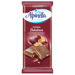 ALPINELLA ΣΟΚΟΛΑΤΑ 90gr ΓΑΛΑΚΤΟΣ ΜΕ ΦΥΣΤΙΚΙ ΚΑΙ ΣΤΑΦΙΔΑ ALPINELLA ΣΟΚΟΛΑΤΑ 90gr ΓΑΛΑΚΤΟΣ ΜΕ ΦΥΣΤΙΚΙ ΚΑΙ ΣΤΑΦΙΔΑ
