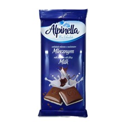 ALPINELLA ΣΟΚΟΛΑΤΑ 100gr ΓΑΛΑΚΤΟΣ ΜΕ ΓΕΜΙΣΗ ΚΡΕΜΑ ALPINELLA ΣΟΚΟΛΑΤΑ 100gr ΓΑΛΑΚΤΟΣ ΜΕ ΓΕΜΙΣΗ ΚΡΕΜΑ