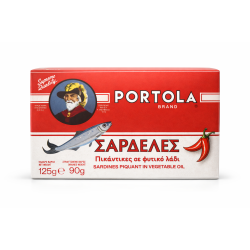 PORTOLA ΣΑΡΔΕΛΕΣ ΠΙΚΑΝΤΙΚΕΣ 125γρ PORTOLA ΣΑΡΔΕΛΕΣ ΠΙΚΑΝΤΙΚΕΣ 125γρ
