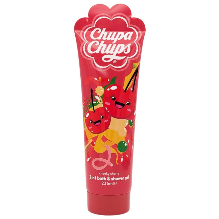 CHUPA CHUPS SHOWER GEL & BATH CREME  236ML CHEEKY CHERRY
