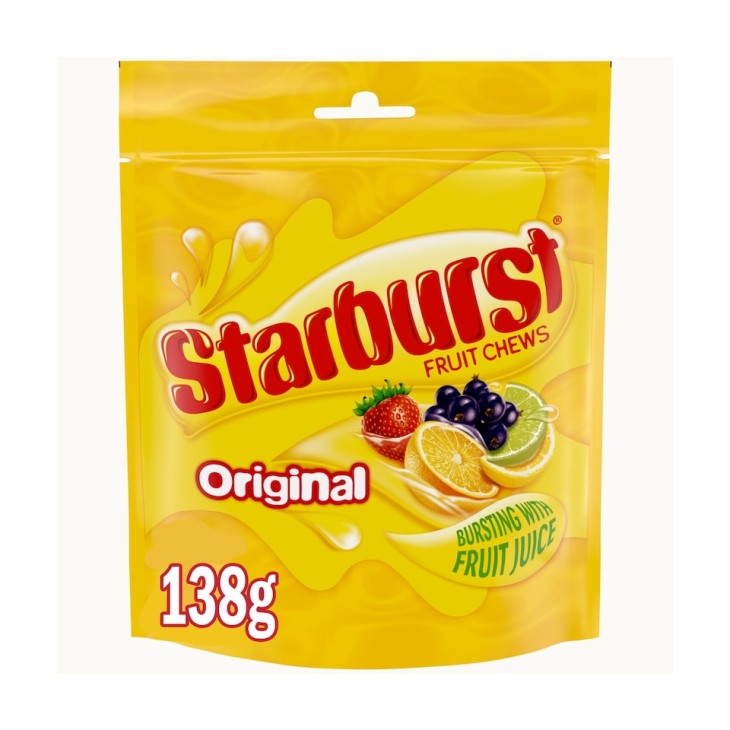 STARBURST FRUIT CHEWS ORIGINAL 138GR