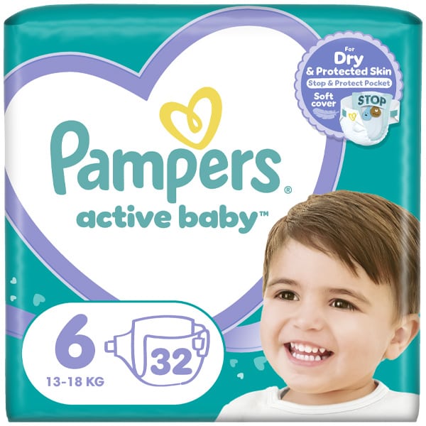 PAMPERS ACTIVE BABY N.6 VP 32T