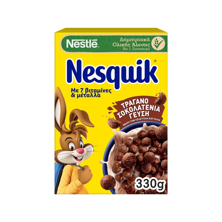 NESQUIK ΔΗΜΗΤΡΙΑΚΑ ΜΕ ΣΟΚΟΛΑΤΑ 330gr