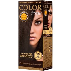 COLOR TIME ΣΕΤ ΒΑΦΗ ΜΑΛΛΙΩΝ Ν.15 ΣΟΚΟΛΑΤΙ ΣΚΟΥΡΟ 115ml COLOR TIME ΣΕΤ ΒΑΦΗ ΜΑΛΛΙΩΝ Ν.15 ΣΟΚΟΛΑΤΙ ΣΚΟΥΡΟ 115ml