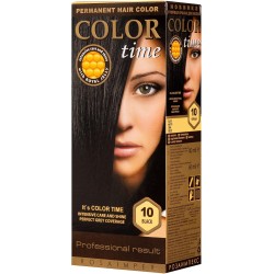 COLOR TIME ΣΕΤ ΒΑΦΗ ΜΑΛΛΙΩΝ Ν.10 ΜΑΥΡΟ 115ml