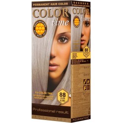 COLOR TIME ΣΕΤ ΒΑΦΗ ΜΑΛΛΙΩΝ Ν.88 ΞΑΝΘΟ ΑΣΗΜΙ 115ml COLOR TIME ΣΕΤ ΒΑΦΗ ΜΑΛΛΙΩΝ Ν.88 ΞΑΝΘΟ ΑΣΗΜΙ 115ml
