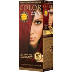 COLOR TIME ΣΕΤ ΒΑΦΗ ΜΑΛΛΙΩΝ Ν.67 ΚΟΚΚΙΝΟ ΕΝΤΟΝΟ 115ml