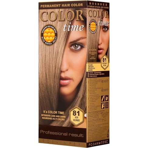 COLOR TIME ΣΕΤ ΒΑΦΗ ΜΑΛΛΙΩΝ Ν.81 ΞΑΝΘΟ ΣΑΝΤΡΕ 115ml