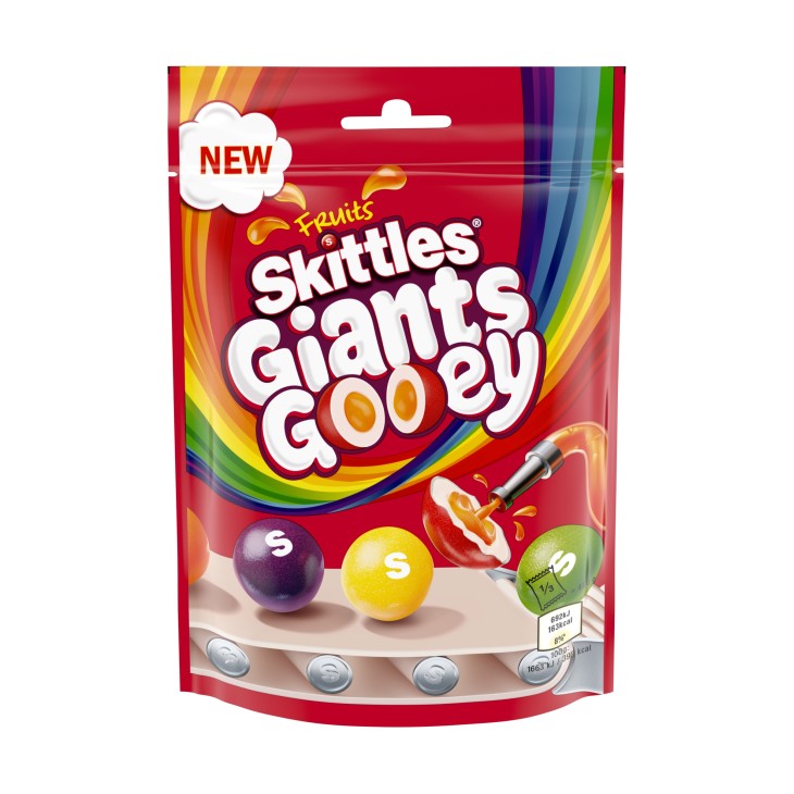SKITTLES 125GR GIANT GOOEY (ΚΟΚΚΙΝΟ) X15τεμ