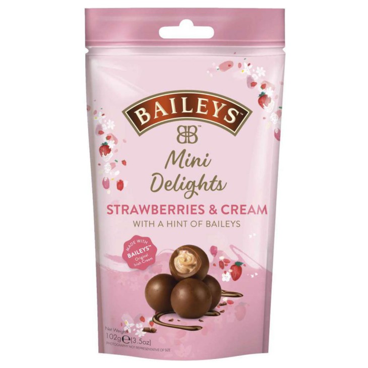 BAILEYS ΣΟΚΟΛΑΤΑΚΙΑ MINI DELIGHTS 102GR STRAWBERRIES & CREAM BAILEYS ΣΟΚΟΛΑΤΑΚΙΑ MINI DELIGHTS 102GR STRAWBERRIES & CREAM